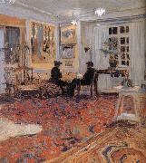 Edouard Vuillard chat oil on canvas